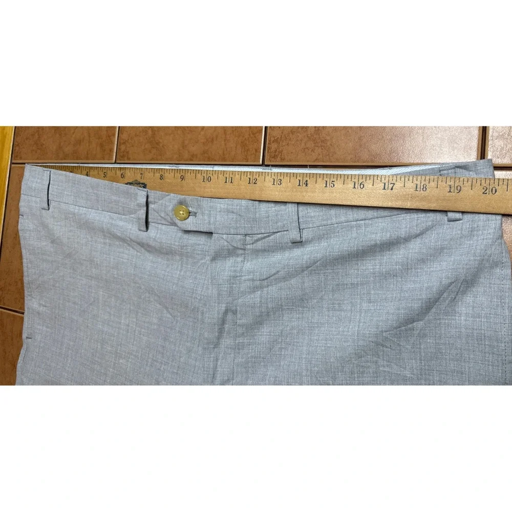 Ralph Lauren White Label Pants Mens 40 x‎ 32 Slim Fit Gray Poly Viscose Stretch